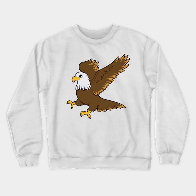 Eagle Crewneck Sweatshirt by MyBeautifulFiles